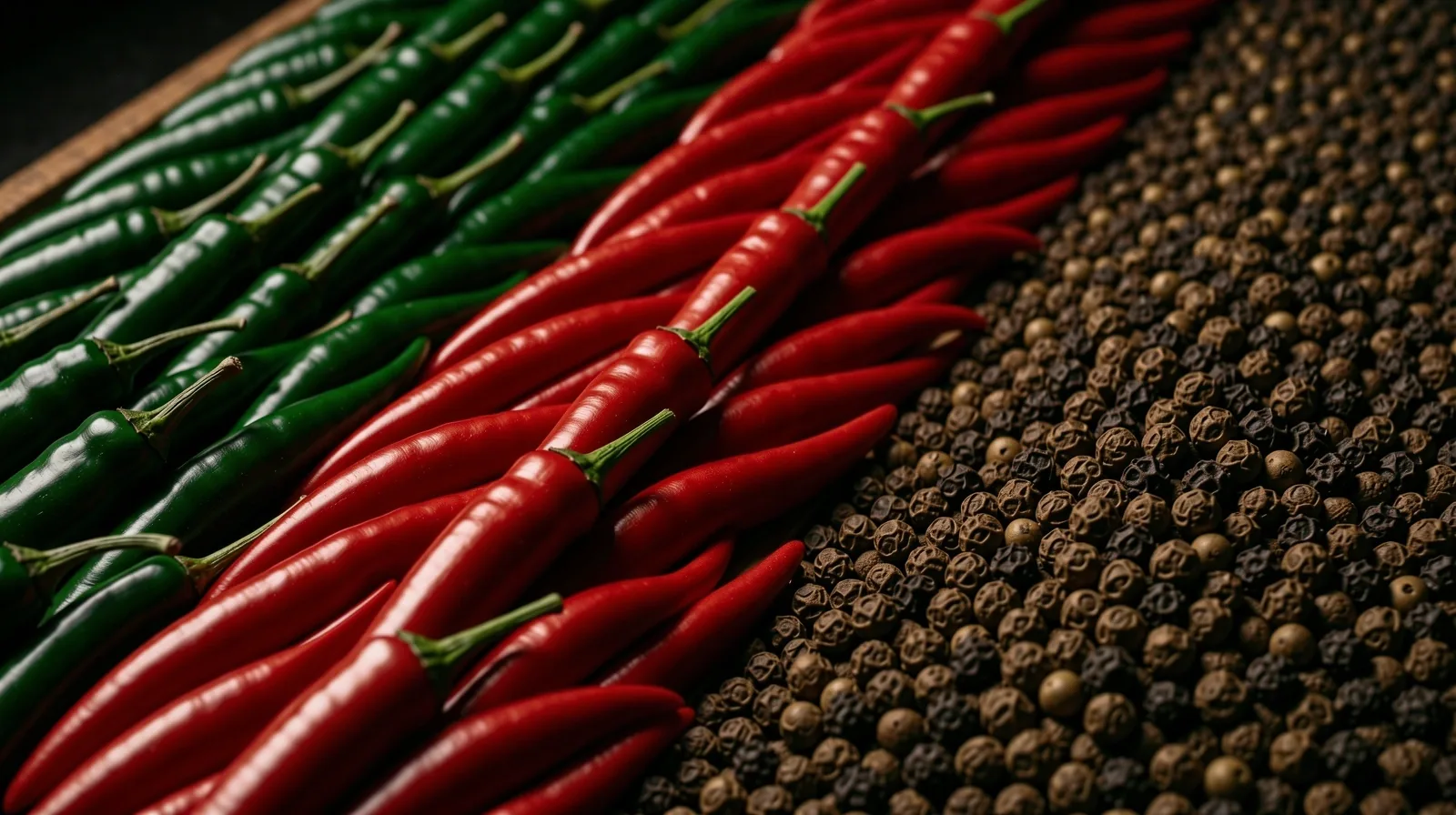 Texturas botánicas de ingredientes mexicanos